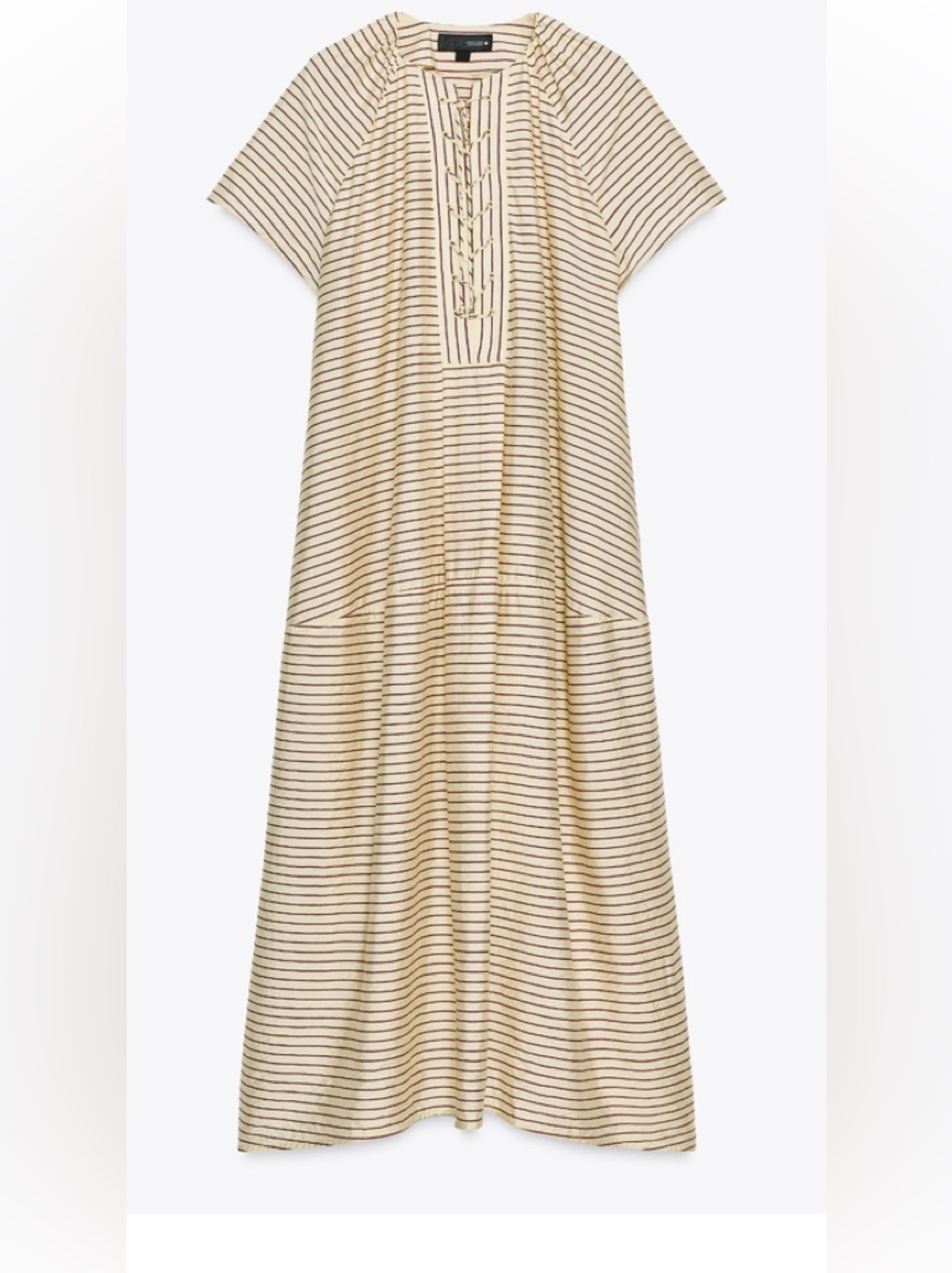 ZW Collection Stripe Tunic Maxi Dress Medium NWT